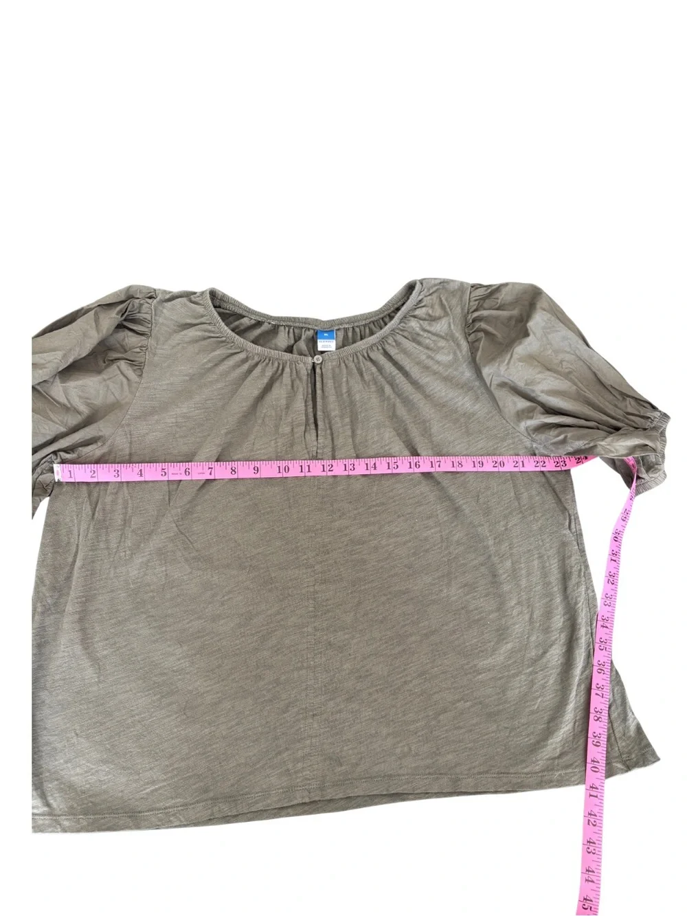 Old Navy Women's Short-Sleeve Puff-Sleeve Slub-Knit Top